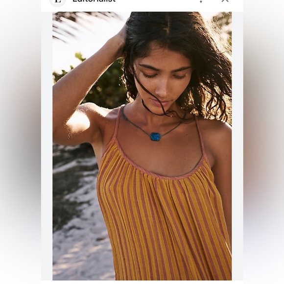 FREE PEOPLE Rio reversible midi dress NWOT $98 size XS - Picture 2 of 9